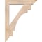 Ekena Millwork Merced Traditional Smooth Bracket w/ Offset Brace, Douglas Fir, 5 1/2"W x 26"D x 34"H BKT0604X26X34MRC01SDF - alternate 4